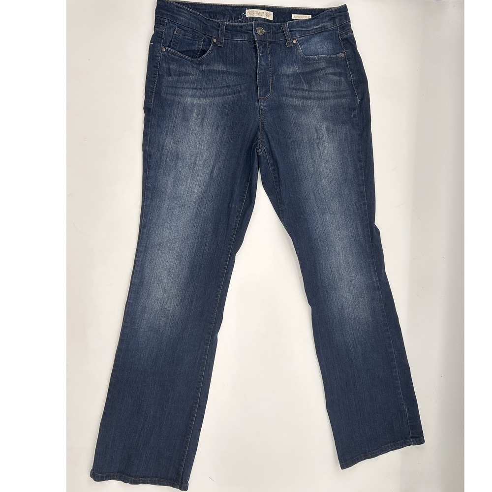 Vintage America Boho Bootcut Jeans Women's Size 10/30 Medium Wash Denim - Picture 2 of 8